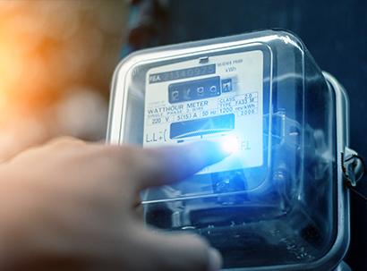 Hoeveel graden kan de behuizing van de energiemeter weerstaan