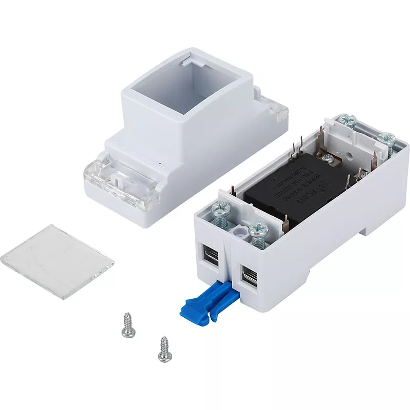 Eenfasig 2P-railtype van boven-in-onder-uit-vergrendelrelais