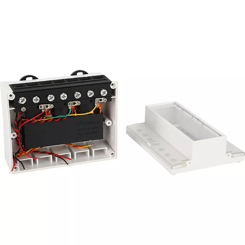 Driefasige 7P spoormeterkast